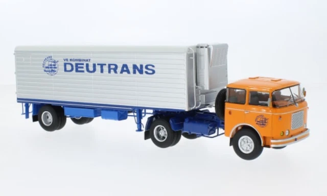 ミニカー　1/43 LIAZ 706 MTTN Deutrans(オレンジ) [PCL47167] Modellauto Skoda LIAZ 706 MTTN Zugmaschine orange weiß 1:43