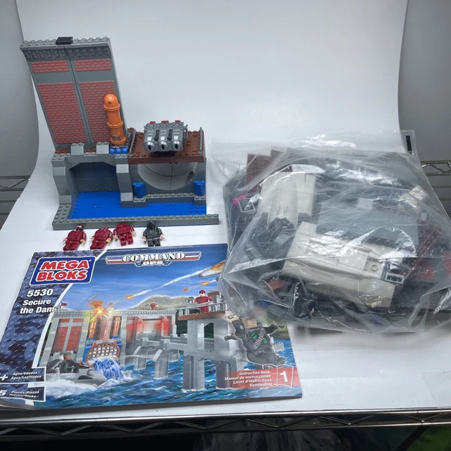 Command Ops Secure the Dam ブロック おもちゃ Demonstração Mega Bloks Command Ops 5530 Secure The Dam