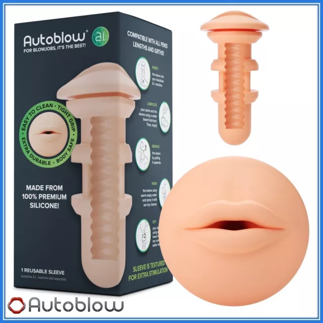 Guaina Ricambio Male_Masturbator Autoblow AI Machine Bocca Sleeve Skin Mouth