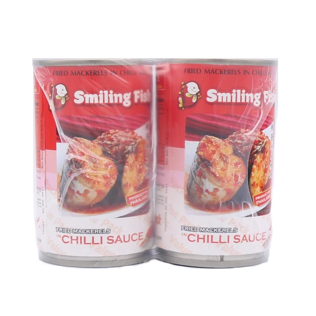 Sgombri fritti pesce sorridente in salsa di peperoncino confezione multipla da 310 g