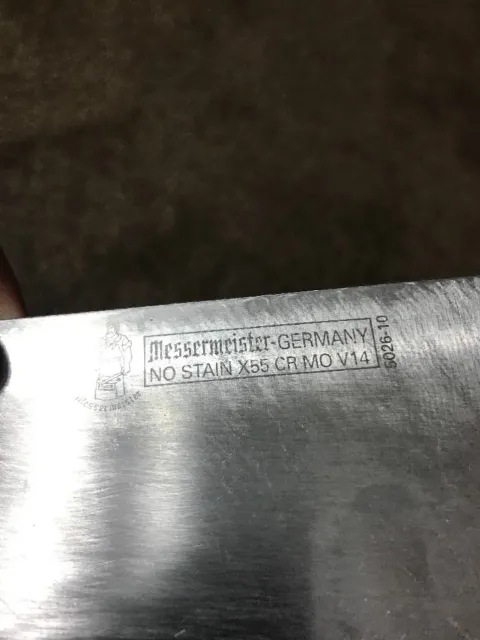 Messermeister Chef knife No. 5026-10 Germany No Stain X55 CR MO V14 3