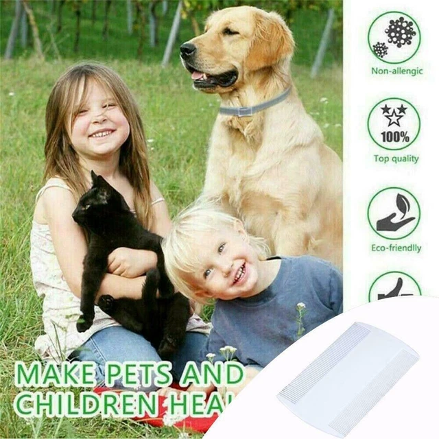 1x Double Sided Nit Comb Fine Tooth Head Lice Hair Combs Pet For Kids S NEW H9Q6