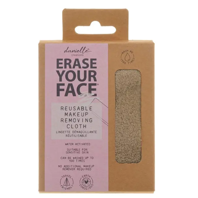 Reusable Make Up Removing Cloth Grey Eco Friendly Erase Your Face Eraser Towel