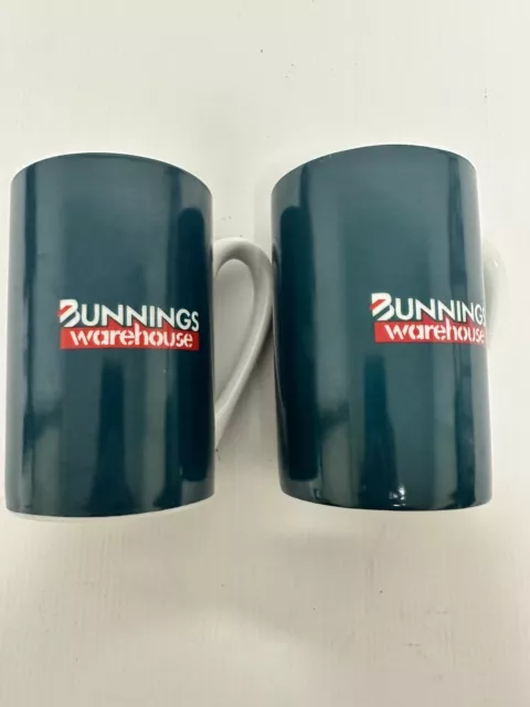 2x Bunnings Coffee Mugs Cups