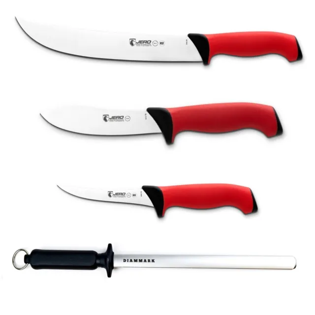 Starrett Professional Butchers Knife Set in Carry Case 11 Piece