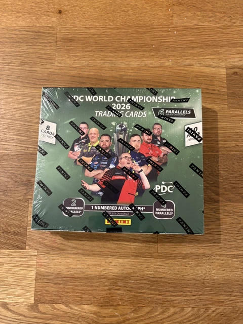PDC WORLD CHAMPIONSHIP 2026 Darts Trading Card - Premium Box - Same day ...