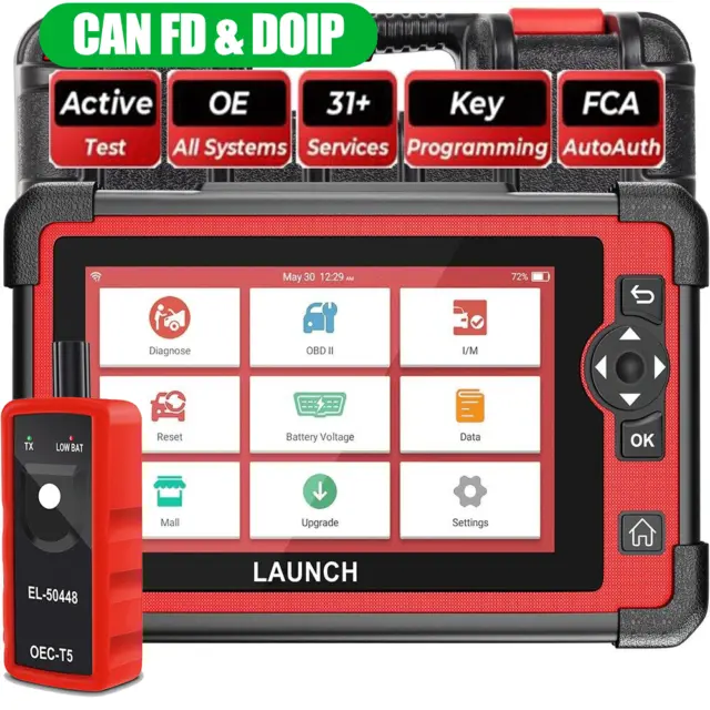 2024 LAUNCH CRP919E PRO Elite Bidirectional Car Diagnostic Scanner Key Coding