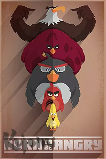 Angry Birds Poster: Born To Be Angry