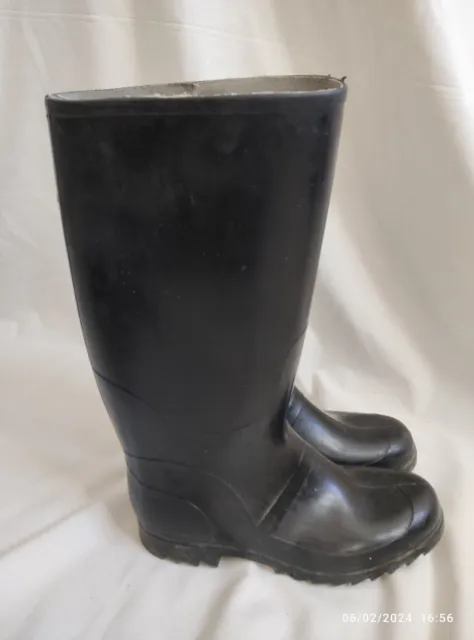 Rurbber Boots, Waders Gummi, Botas Pesca, Vintage, Talla 41-42, Rusia.