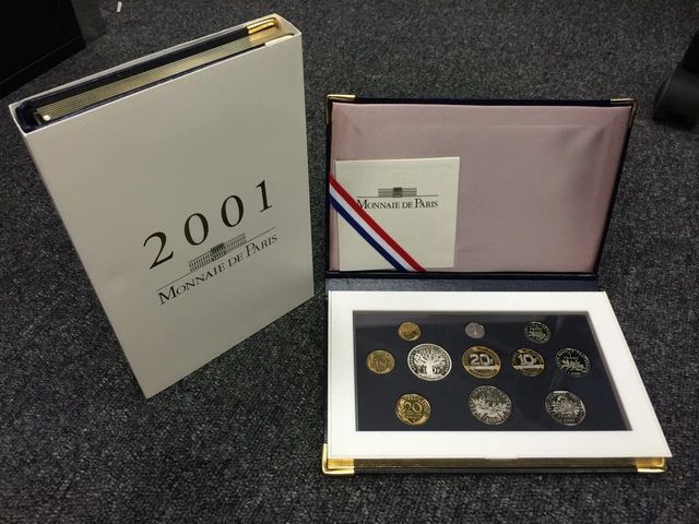 346702] France, Coffret 1c. à 2€, 2002, Monnaie de Paris, BU, FDC