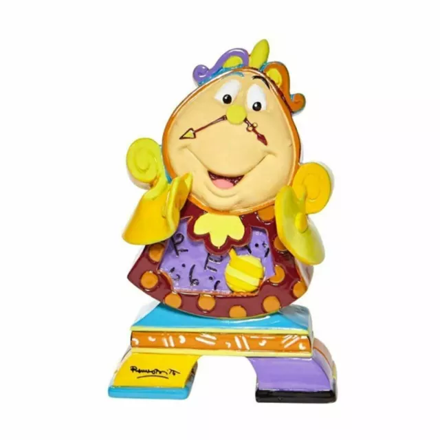 Walt Disney Britto Cogsworth Mini Figur Ornament 6008530 Brandneu In Box