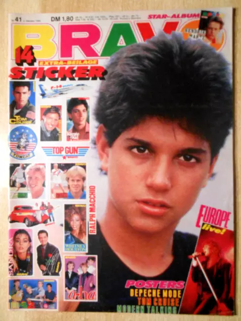 Bravo 41/1986 Komplett - Falco, Nena, Madonna, Bon Jovi, Chris de Burgh  - TOP
