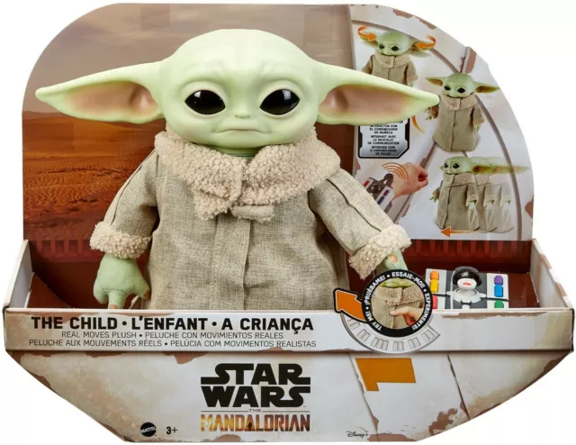 Star Wars The Child Baby Yoda Feature Plush Moves Sounds Animatronic