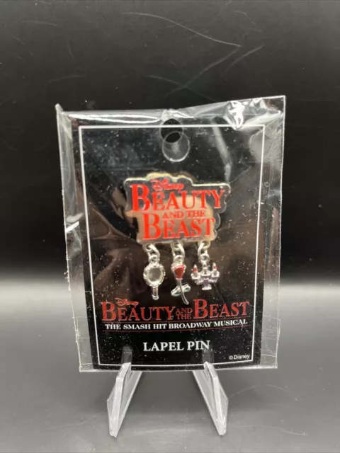 Disney's "Beauty and the Beast" Broadway Musical Lapel Pin **NEW*