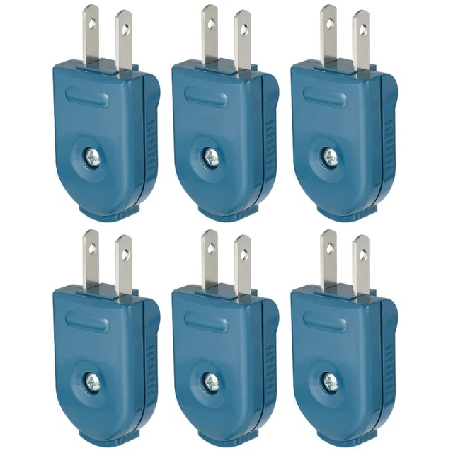 6 Stk Ersatzstecker 2 Stifte Stecker-Stecker Stecker