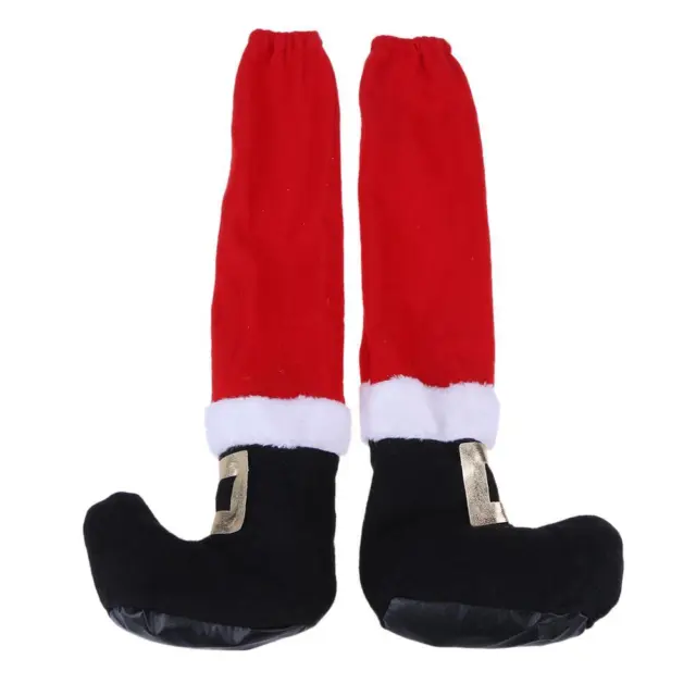 FE# Christmas Chair Leg Table Santa Claus Leg Chair Foot Cover Party Christmas