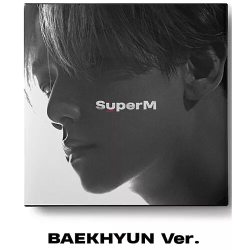 SUPERM [SUPERM] 1st Mini Album KOREA BAEKHYUN Ver. CD+2ea Photo Book+Card SEALED