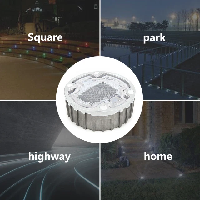 LUCE SOTTERRANEA LED IP68 Doppia Segnaletica Stradale Riflettente ...