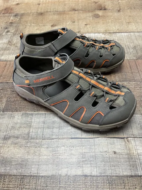 Merrell Kids Hydro H2O Hiker Sandal  Size 6M Orange Gunsmoke Water Shoes