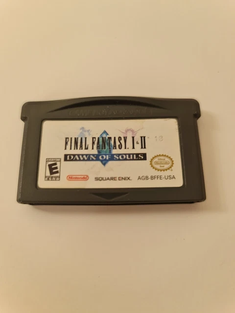 Final Fantasy 1 ( I ) and 2 ( II ) Dawn of Souls GBA Gameboy Advance Cart only