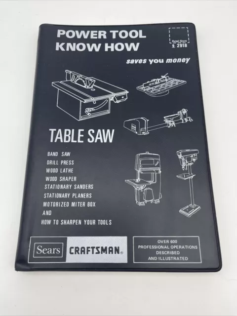 Herramienta eléctrica Craftsman Know How, 600 operaciones descritas e ilustradas Sears