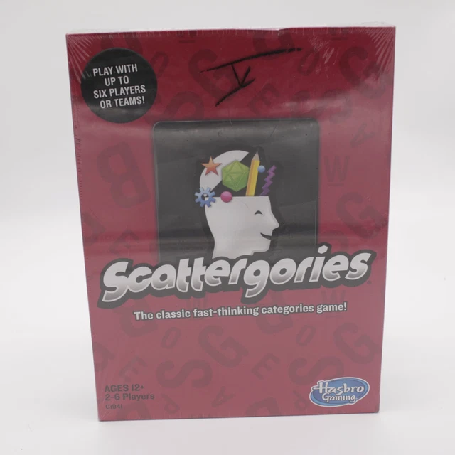 Hasbro gaming scattergories new table top game board game 12 26