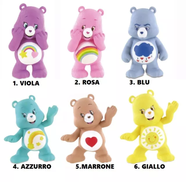 ORSETTI DEL CUORE Care Bears mini figura 7 cm personaggi