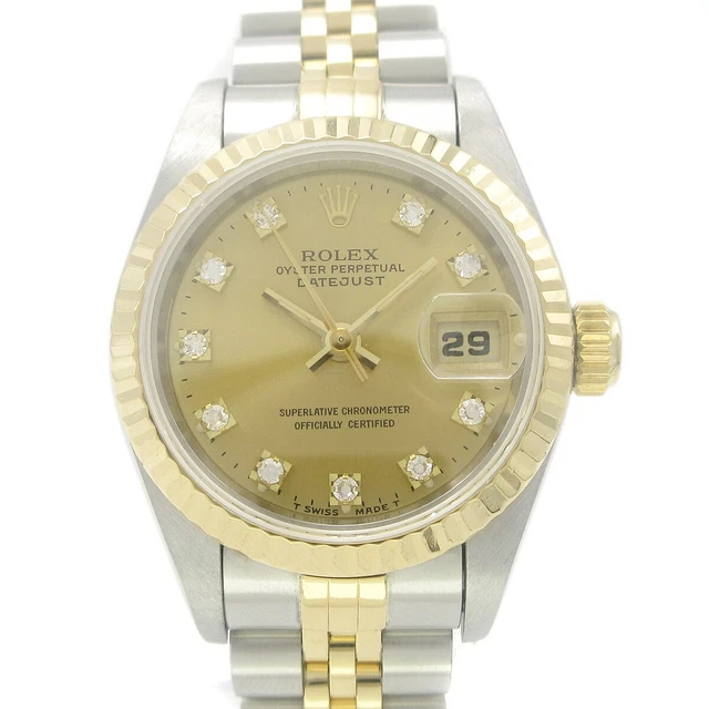 Rolex Oyster Perpetual Datejust 26mm Ref.69173 Self-winding Watch Diamond 56530