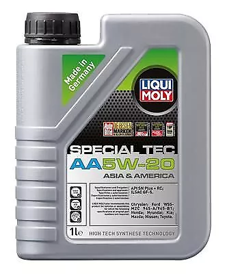 Motoröl 5W20 LIQUI MOLY Spezial Aa 6L+BOSCH Ölfilter 2