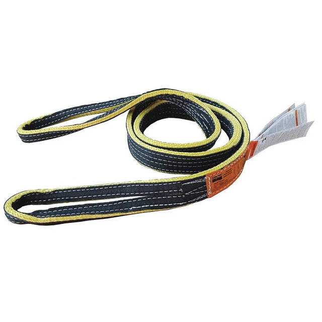 DAYTON 55ET34 Web Sling,Reverse Eye,1 Ply,Nylon