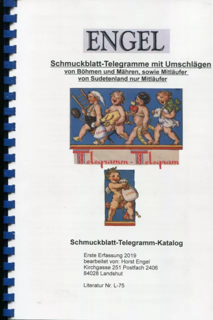Böhmen & Mähren / Sudetenland Schmuckblatt Telegramme neuer Katalog (L-75)