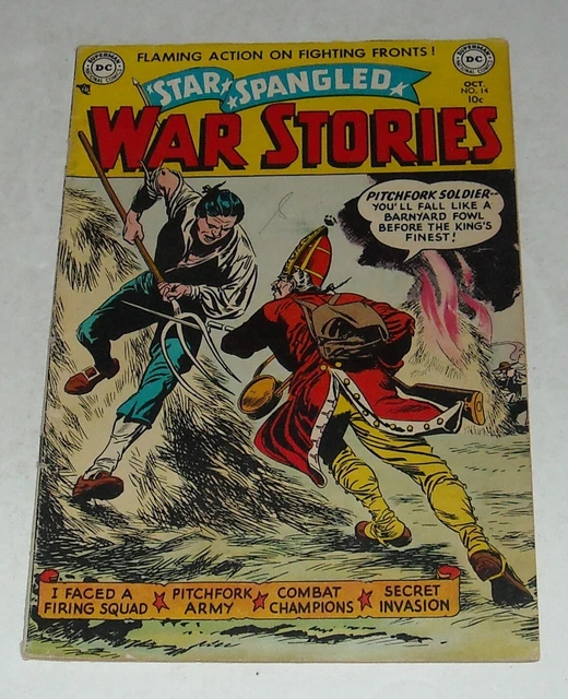 STAR SPANGLED WAR STORIES # 14 DC COMICS October 1953 JOE KUBERT ART