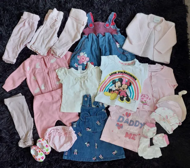 Pacchetto vestiti per bambini 0-3 mesi con mouse Minnie