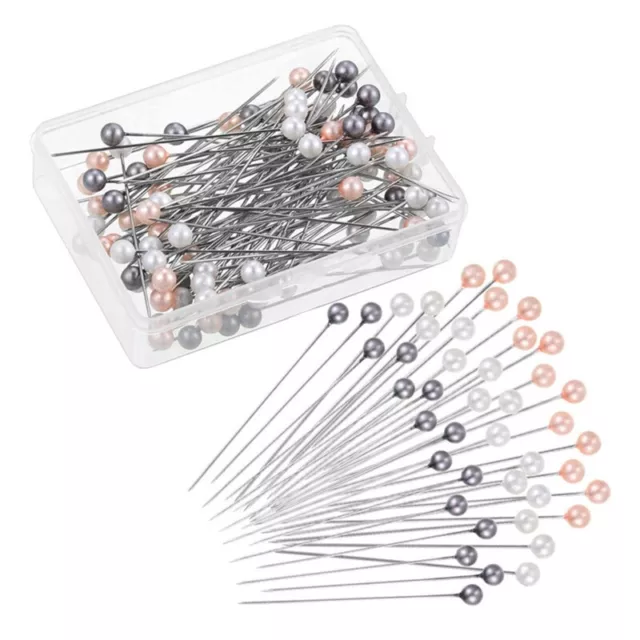 Round for Head Sewing Pins100pcs/box Straight Quilting Pin Crafting