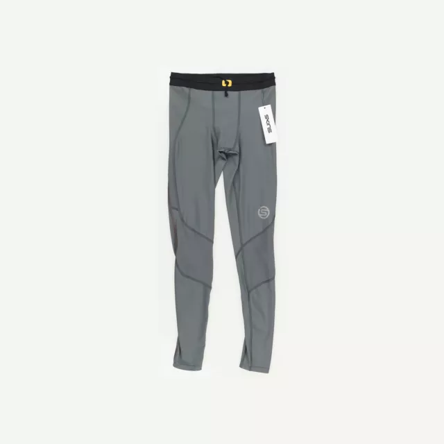 Leggings SKINS Compresión para hombre gris mezcla polietileno serie 3 talla M