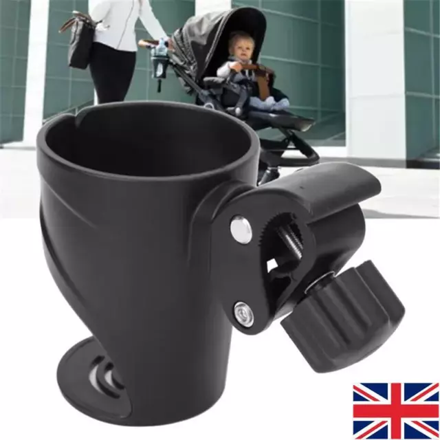 Stroller Cup Holder Universal Wheelchair Bottle Holder Rack Drink Holder UK