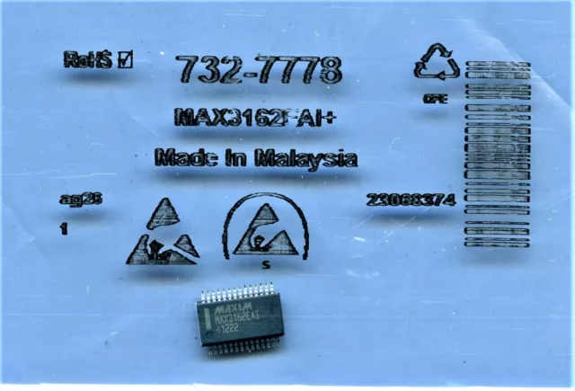 5 pz MAX3162EAI + RS-232/RS-485/422 ricetrasmettitori multiprotocollo NOS