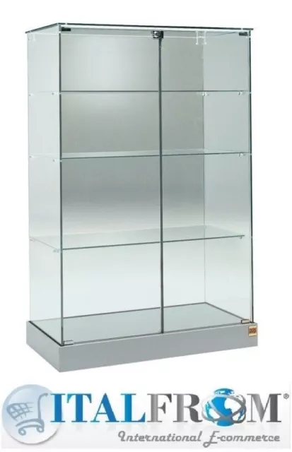 Glass-Display Vitrine Theke H140x93x46 cm Shop Haus Expositor Italfrom 60/BS