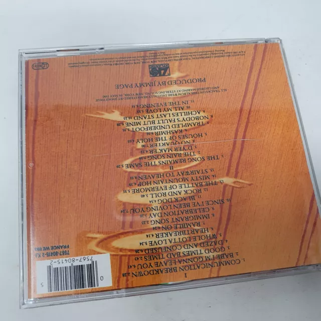 CD MUSICA ROCK Led Zeppelin – Remasters Atlantic – 7567-80415-2 2