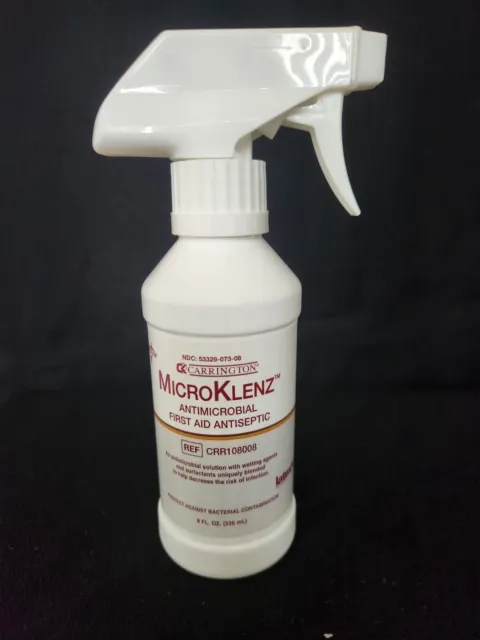 Botella antiséptica antimicrobiana Medline Carrington MicroKlenz 8 oz