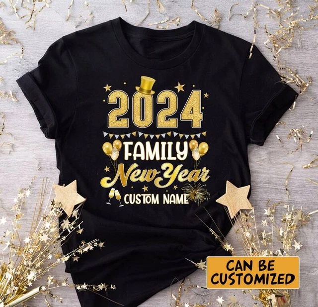 HAPPY NEW YEAR 2024, Family New Years Eve Party Gift, Personalized New