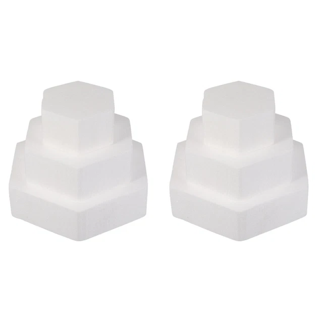 2x forme per torte in schiuma torte nuziali schiuma bambola modello torta display torte schiuma