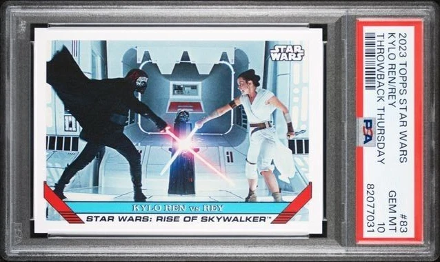2023 Topps Star Wars Throwback Thursday #83 Kylo Ren / Rey PSA 10 Gem Mt