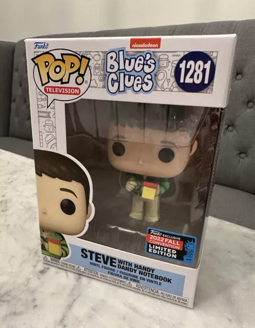 Funko Pop 1281 Steve With Handy Dandy Notebook Blue’s Clues NYCC