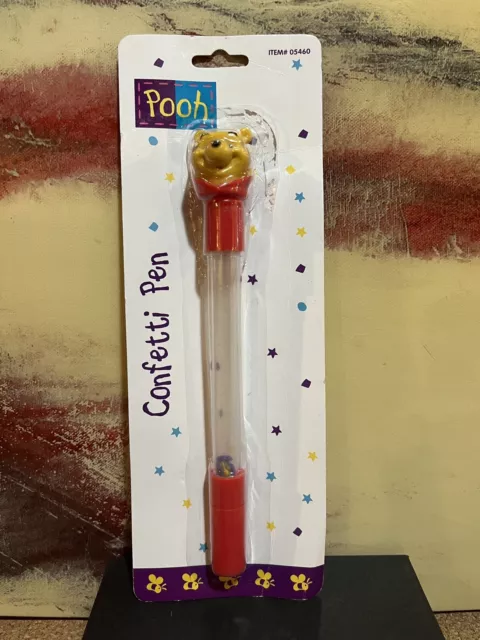 Vintage Winnie The Pooh Impact Inc. Confetti Pen New in Package