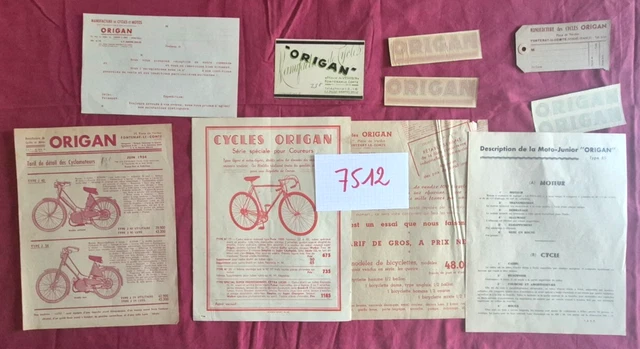 Fiche Technique Moteur SACHS 175cc 1955 - Brochure Vintage Moto - Occasion