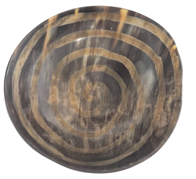 LARGE SUN BOWL Resin Faux Turtle Shell 21cm Diameter Home Table Decor ...