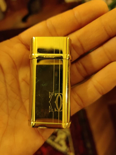 Accendino Cartier placcato oro 