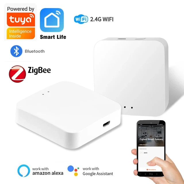 WIRELESS SMART MULTI-MODE Gateway Bluetooth ZigBee Mesh Hubs Smart Home ...