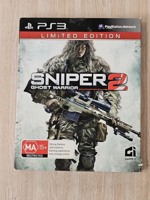 Sniper Ghost Warrior 2 Steel Book + Manual - Sony PlayStation 3 PS3 PAL Complete